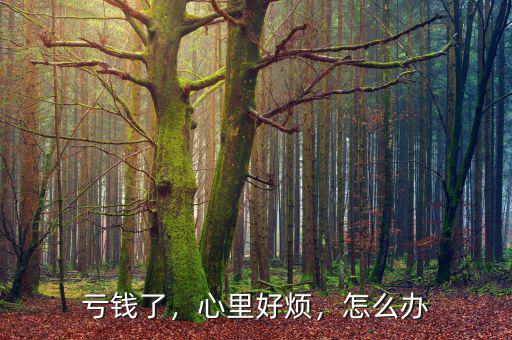 虧錢(qián)了，心里好煩，怎么辦