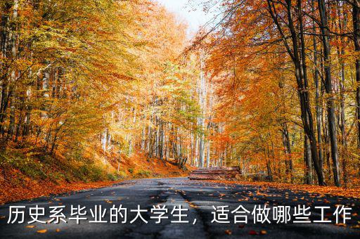 歷史系畢業(yè)的大學生，適合做哪些工作