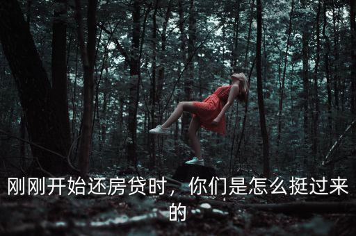剛剛開始還房貸時(shí)，你們是怎么挺過來的