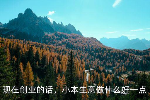現(xiàn)在創(chuàng)業(yè)的話，小本生意做什么好一點(diǎn)