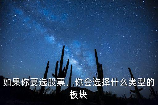 如果你要選股票，你會選擇什么類型的板塊