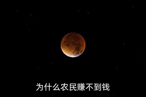 為什么農(nóng)民賺不到錢(qián)