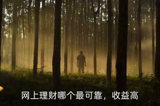 網上理財哪個最可靠，收益高