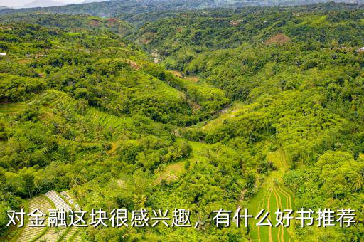 對金融這塊很感興趣，有什么好書推薦