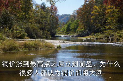 銅價漲到最高點之后立刻崩盤，為什么很多人都認為銅價即將大跌