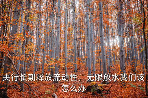 央行長(zhǎng)期釋放流動(dòng)性，無限放水我們?cè)撛趺崔k