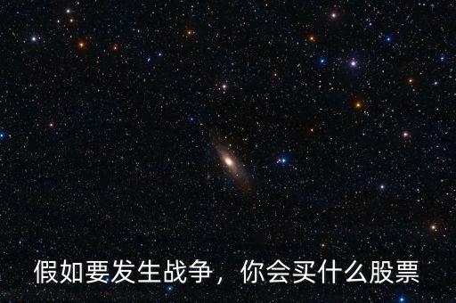 假如要發(fā)生戰(zhàn)爭(zhēng)，你會(huì)買(mǎi)什么股票