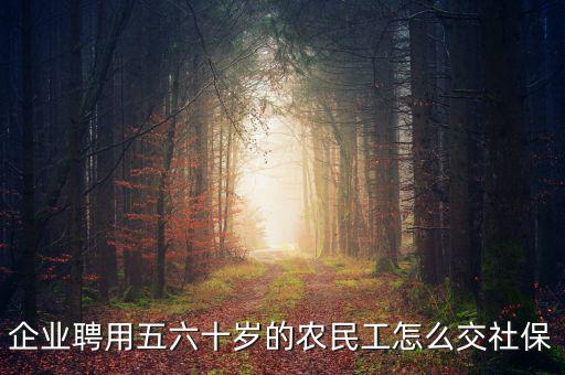 企業(yè)聘用五六十歲的農(nóng)民工怎么交社保