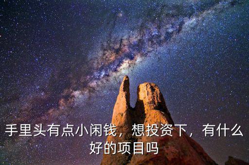 手里頭有點(diǎn)小閑錢，想投資下，有什么好的項目嗎