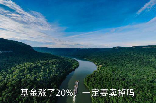 基金漲了20%，一定要賣掉嗎
