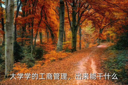大學(xué)學(xué)的工商管理，出來(lái)能干什么
