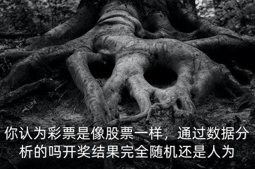 你認(rèn)為彩票是像股票一樣，通過(guò)數(shù)據(jù)分析的嗎開(kāi)獎(jiǎng)結(jié)果完全隨機(jī)還是人為