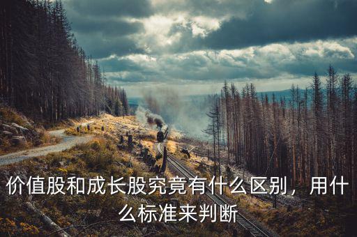 價(jià)值股和成長(zhǎng)股究竟有什么區(qū)別，用什么標(biāo)準(zhǔn)來判斷