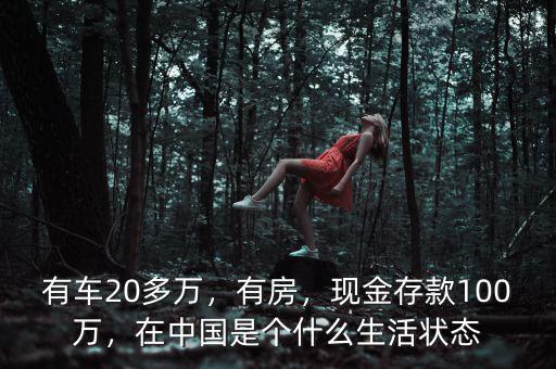 有車(chē)20多萬(wàn)，有房，現(xiàn)金存款100萬(wàn)，在中國(guó)是個(gè)什么生活狀態(tài)