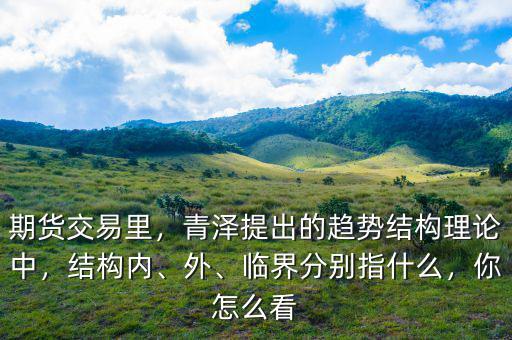 期貨交易里，青澤提出的趨勢結(jié)構(gòu)理論中，結(jié)構(gòu)內(nèi)、外、臨界分別指什么，你怎么看