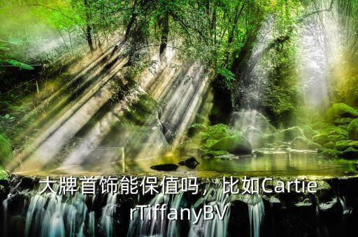 大牌首飾能保值嗎，比如CartierTiffanyBV