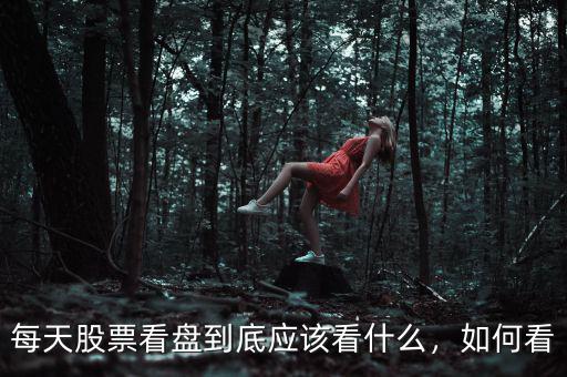 每天股票看盤到底應(yīng)該看什么，如何看