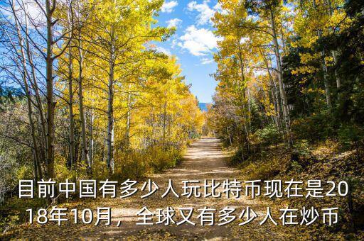 目前中國有多少人玩比特幣現(xiàn)在是2018年10月，全球又有多少人在炒幣
