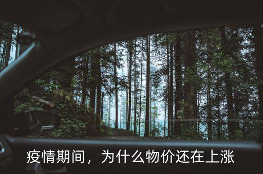 疫情期間，為什么物價(jià)還在上漲