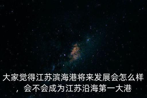 大家覺得江蘇濱海港將來發(fā)展會怎么樣，會不會成為江蘇沿海第一大港