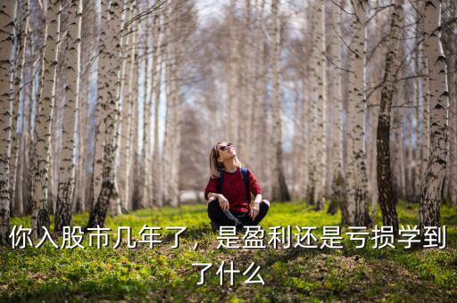 你入股市幾年了，是盈利還是虧損學(xué)到了什么