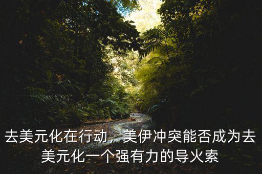 去美元化在行動，美伊沖突能否成為去美元化一個強有力的導火索