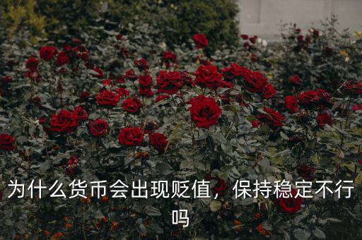 為什么貨幣會出現(xiàn)貶值，保持穩(wěn)定不行嗎