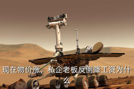現(xiàn)在物價(jià)漲，私企老板反倒降工資為什么
