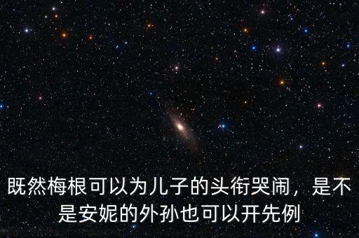 既然梅根可以為兒子的頭銜哭鬧，是不是安妮的外孫也可以開(kāi)先例