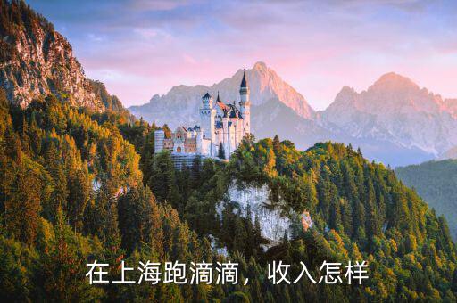 在上海跑滴滴，收入怎樣