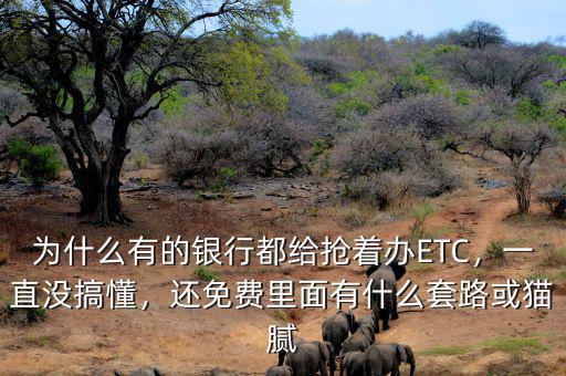 為什么有的銀行都給搶著辦ETC，一直沒搞懂，還免費(fèi)里面有什么套路或貓膩