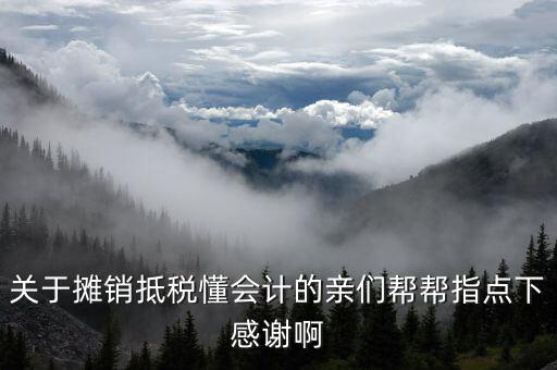為什么所得稅費(fèi)用進(jìn)行期內(nèi)分?jǐn)?，關(guān)于攤銷抵稅懂會計(jì)的親們幫幫指點(diǎn)下感謝啊