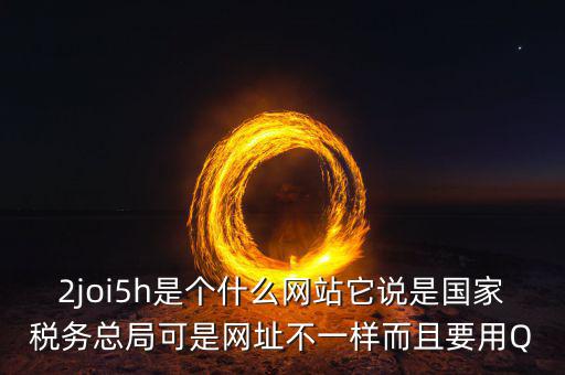 登陸國(guó)稅的網(wǎng)站是什么，2joi5h是個(gè)什么網(wǎng)站它說(shuō)是國(guó)家稅務(wù)總局可是網(wǎng)址不一樣而且要用Q