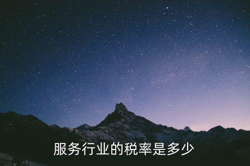 服務行業(yè)交什么稅，租賃服務業(yè)要交哪些稅