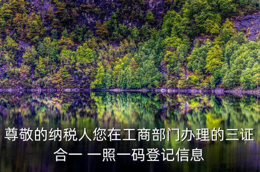 多證合一備案是什么，三證合一需要去國稅備案請(qǐng)問需要帶什么
