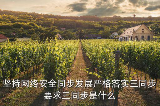 地稅局信息安全三同步是指什么，關(guān)鍵信息基礎(chǔ)設(shè)施三同步是指什么