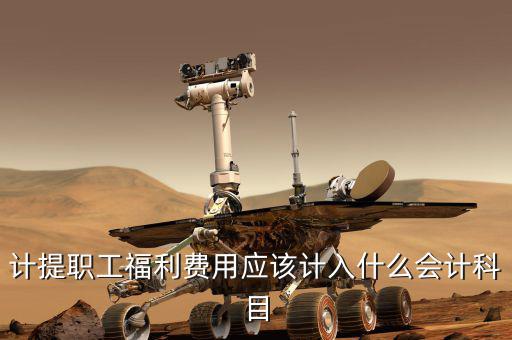 計提職工福利費用應(yīng)該計入什么會計科目