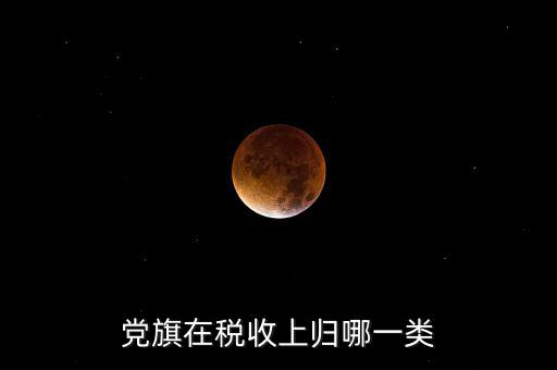 黨旗在稅收上歸哪一類(lèi)