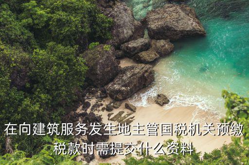 在向建筑服務(wù)發(fā)生地主管國稅機(jī)關(guān)預(yù)繳稅款時(shí)需提交什么資料