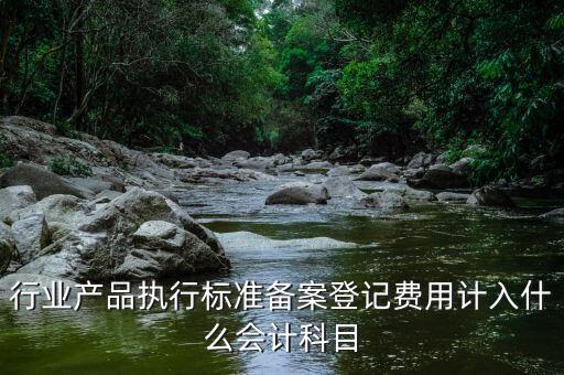 備案費入什么科目，行業(yè)產(chǎn)品執(zhí)行標(biāo)準(zhǔn)備案登記費用計入什么會計科目