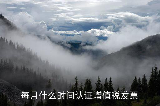 月底認(rèn)證什么發(fā)票，每月什么時(shí)間認(rèn)證增值稅發(fā)票