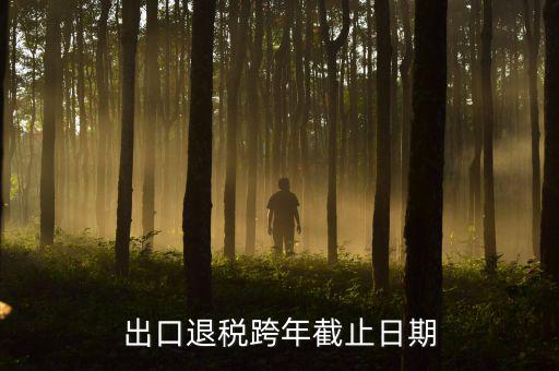 出口退免稅認定日期是什么時候，出口退稅跨年截止日期