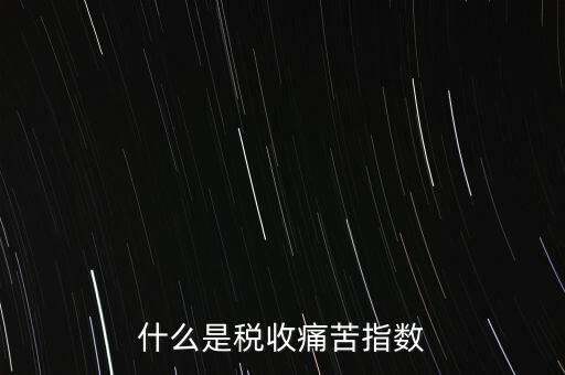 納稅指數(shù)是什么意思，什么是稅收痛苦指數(shù)