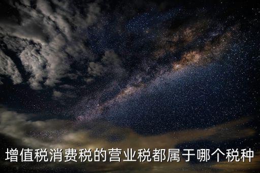 營(yíng)業(yè)稅是什么稅種，營(yíng)業(yè)稅屬于什么稅種