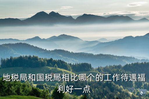 地稅局有什么福利，地稅局和國稅局相比哪個的工作待遇福利好一點