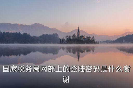山東國(guó)稅證書登錄密碼是什么，國(guó)家稅務(wù)局網(wǎng)部上的登陸密碼是什么謝謝