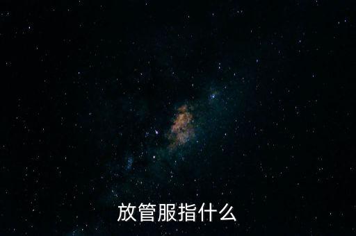 稅收放管服是什么意思，放管服是什么意思 放管服的解釋