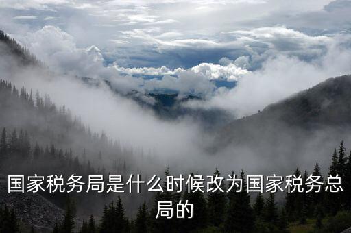 稅務(wù)機(jī)構(gòu)改革是什么，稅收征管體制改革內(nèi)容