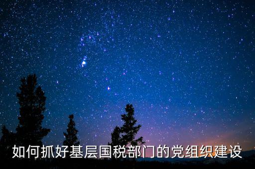 國稅基層建設是什么，基層建設是指什么