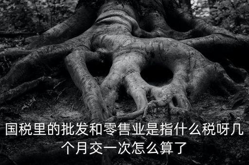 批發(fā)零售業(yè)交什么稅，批發(fā)零售商行需要交哪些稅